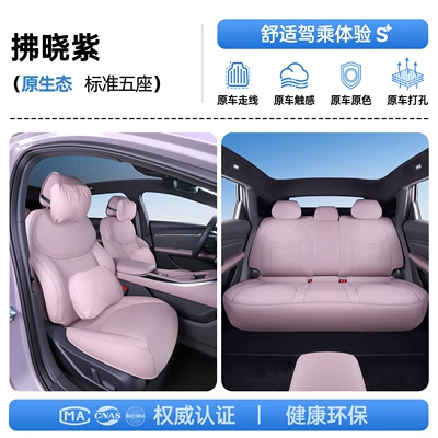 Seat cushion, seat cover – Accessories, M03 Accessories 25 - upgraded-invisible-model-xpeng-m03-dawn-purple-the-whole-car-is-luxurious-headrest2-lumbar-support2-xpeng-m03-26-models