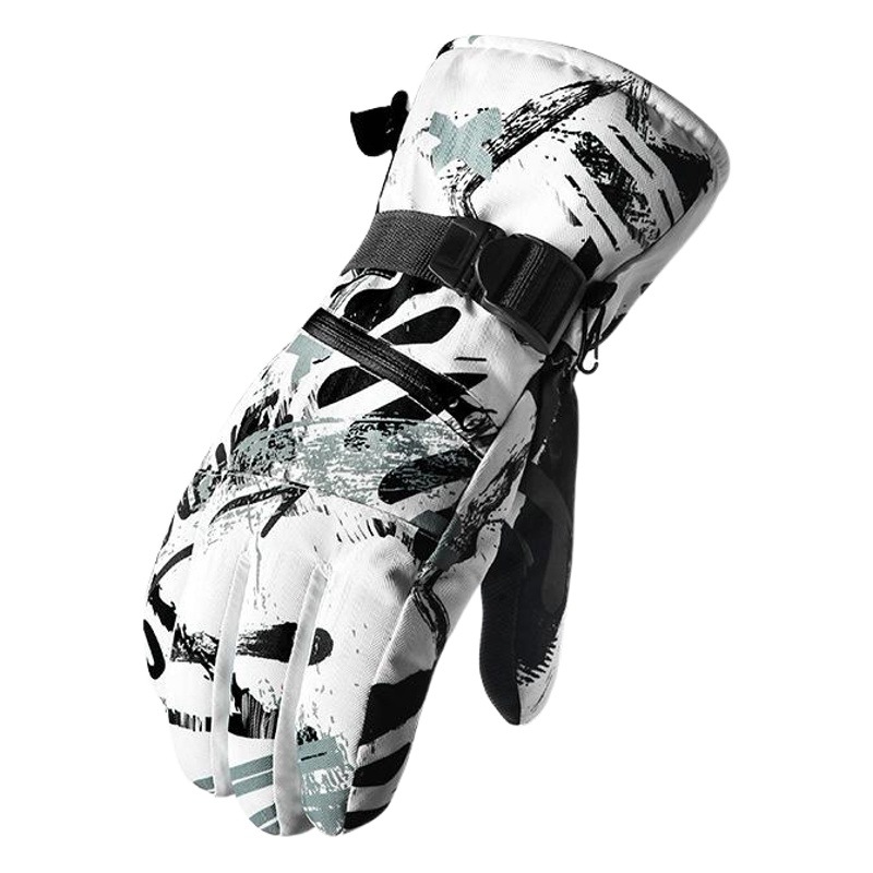 Guantes de esquí para hombres y mujeres invierno cálido engrosado adulto impermeable al aire libre ciclismo transfronterizo pantalla táctil guantes de esquí