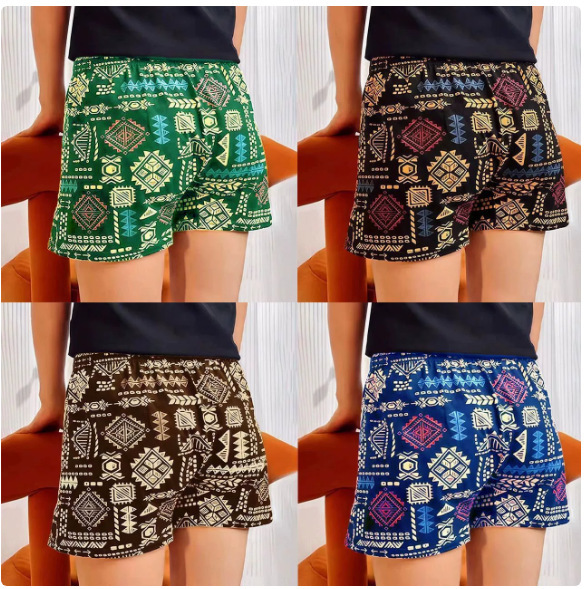 Wholesale Exclusive Ethnic Men's Underwear American Vintage Arrow Pants Casual Loose Sports Four Corner Pants