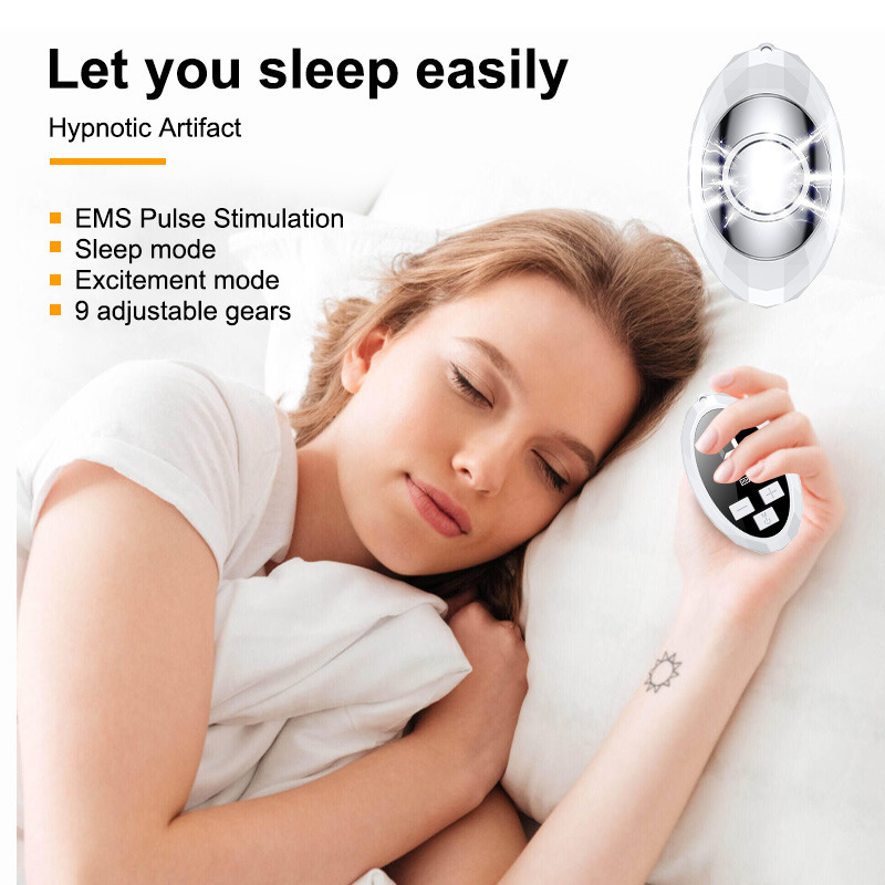 対外貿易のアップグレードの睡眠器の越境する知能の携帯のパルスの不眠のマッサージの器具の家庭用の手は睡眠器を握ります。|undefined