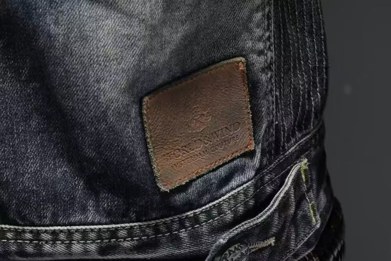 Veste en jean tendance pour homme, style rétro décontracté européen et américain, grandes tailles, col montant, fermeture éclair, idéale pour le cyclisme et la moto_voghion.com