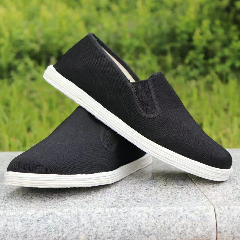Handmade old Beijing cloth shoes multi-layer bottom men's spring and autumn casual shoes driving shoes walking breathable spring men's shoes