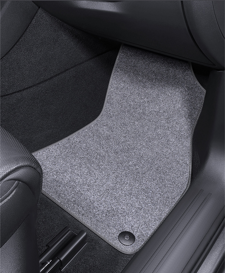 Suitable for Single Driver's Car Floor Mats, Passenger Cabin Rear Mats, Bridge Pieces, Carpets, Suede, Original Factory Special Vehicles