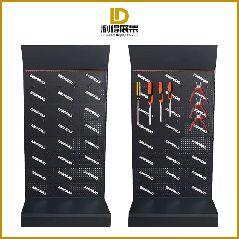 五金工具架 多功能挂板电动工具货架洞洞板置物架可拆卸立柱货架