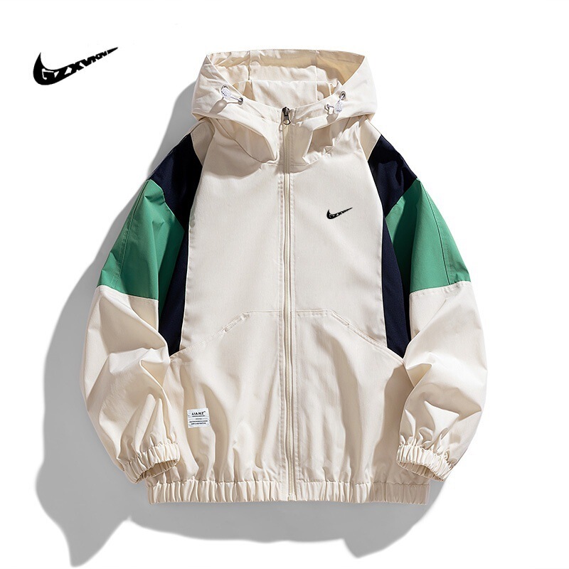 Men's Jacket Summer New Style Workwear Hooded Casual Loose Trendy Jacket Men's Fashion Waterproof Top with Lapel Men's Jacket Summer New Style Workwear Hooded Casual Loose Trendy Jacket Men's Fashion Waterproof Top with Lapel