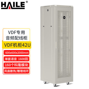 VDF dedicated audio distribution cabinet 42U single-sided voice 1600 back cabinet full equipped with 160 Cologne modules