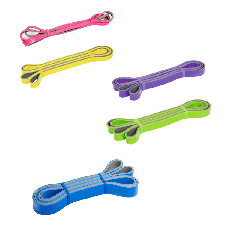 TPE banda de resistencia de dos colores hombres y mujeres entrenamiento de cuerpo completo banda elástica yoga fitness tensión cuerda multifuncional dispositivo de tensión