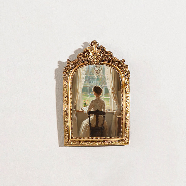 Table retro wall photo frame for bedroom