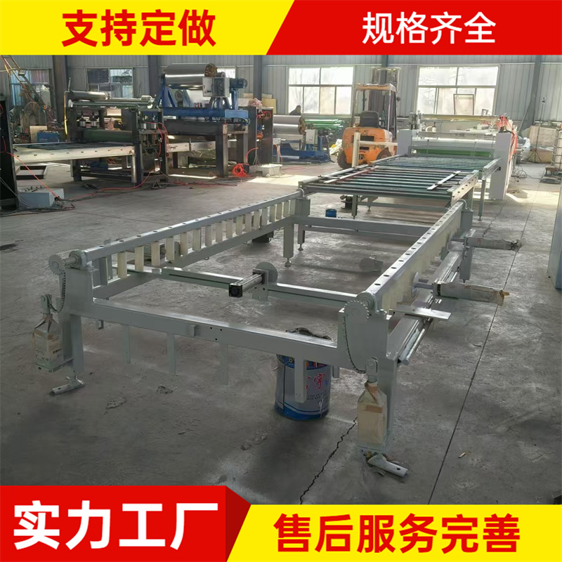 全自动胶合板贴纸机 密度板涂胶贴面机 墙布皮革PVC膜冷胶平贴机