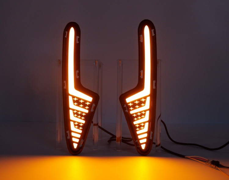 Suitable for Geely Xingyue 25-26 Models, Daytime Running Lights, Turn Signals, Night Ice Blue Modified Front Fog Lights