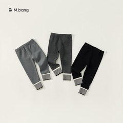 BabyCity Children's Leggings 2024 Spring Simple Girls Striped Pants Short Pants QK22003