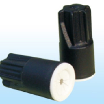 厂家供应防水压线帽S1 黑色圆形注塑高频压线帽