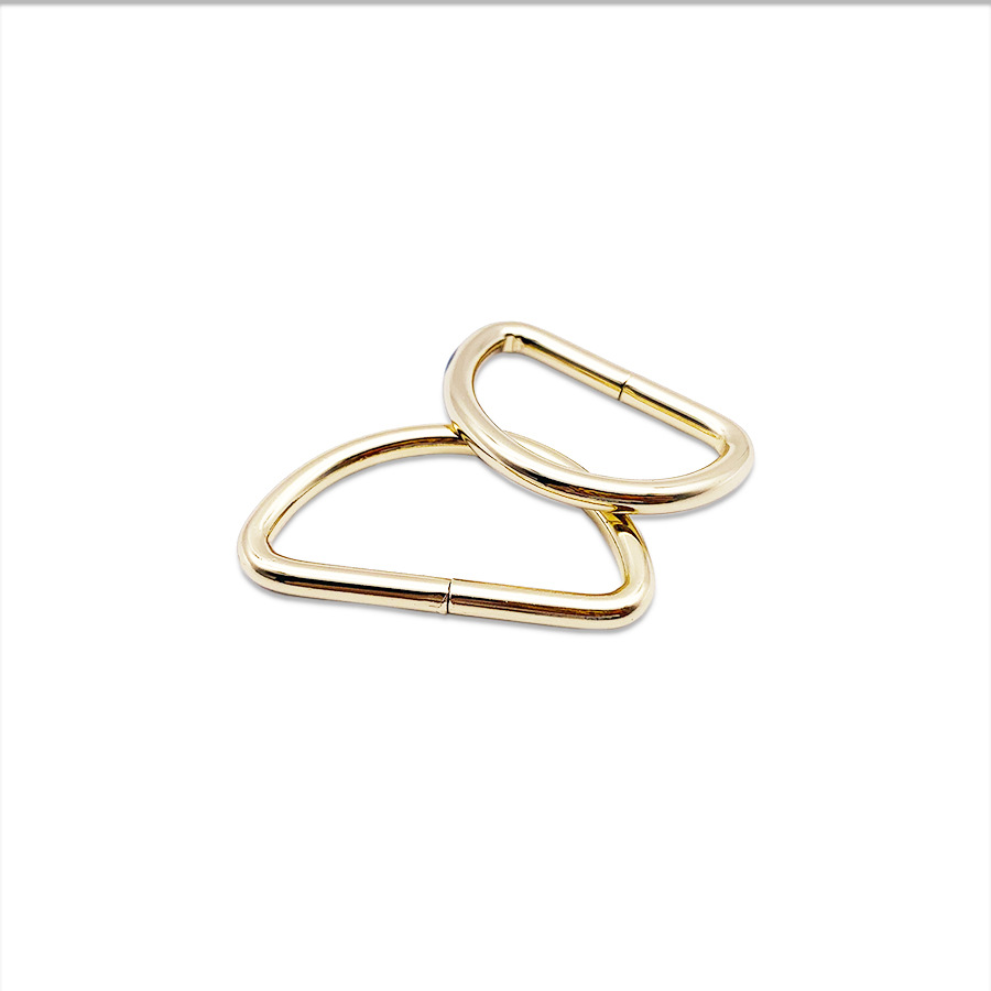 Venta caliente en stock fábrica directa de alta gama accesorios de hardware de alambre de hierro D hebilla Bolsa De mujer hebilla de alambre de hierro image 7