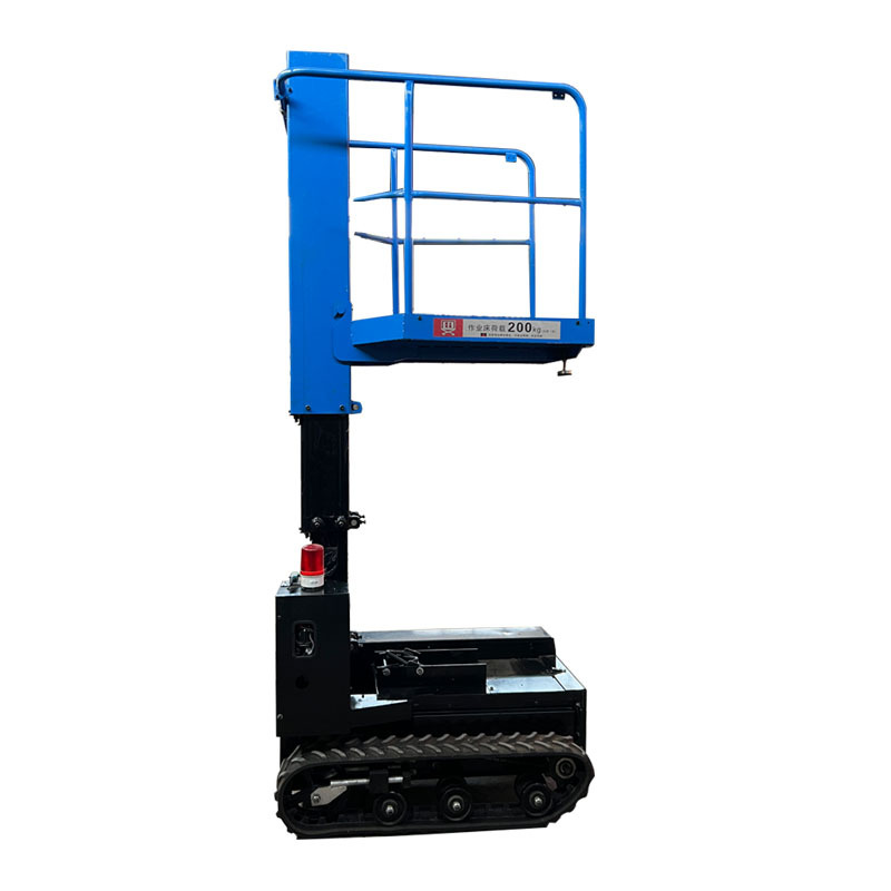 Plataforma de elevación hidráulica eléctrica de elevación de vía elevación elevación de plataforma de operación de elevación interior de pequeño vehículo de escalada