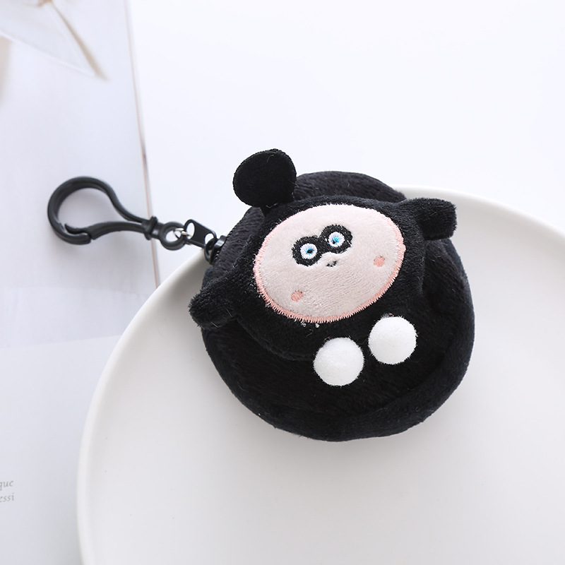 Black eggman coin purse