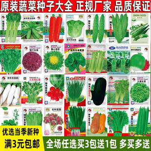Vegetable Seeds Sown in Pots for All Seasons, Balcony Courtyard, Lettuce, Shallots, Greens, Coriander Seeds, Spinach Seeds, Etc
