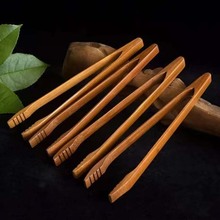 竹木茶夹泡工夫茶茶具配件手工竹制品大号防滑夹子六君子洗杯用品
