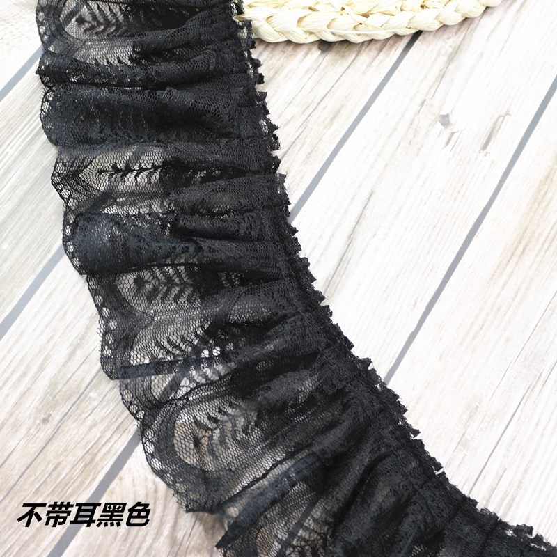 3層のロリータのレースのアクセサリーの服の帽子のスカートは袖口の装飾の材料の部品のdiyの三日月の飛辺を飾ります。|undefined