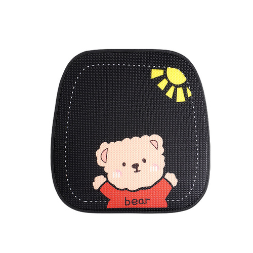 Summer car seat cushion ice silk car breathable non-slip seat cushion cute car interior supplies