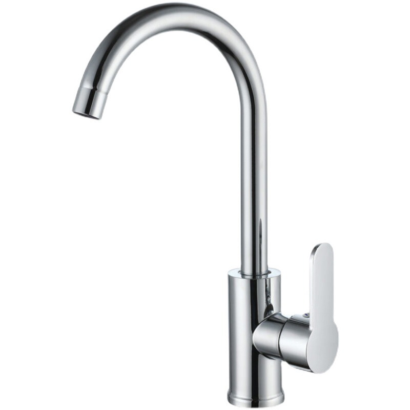 Refined Copper Kitchen Hot and Cold Tap Vegetable Washing Basin Dishwasher Washing Pool Sink Washbasin Rotatable Household