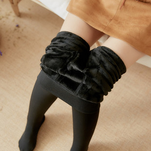 200g Autumn and Winter Velvet Thickeneded Pearl Velvet Leggings for Women, Slimming Look Outer Wear, Foot-Stepping Warm Pants, Seamless One-Piece Pants
