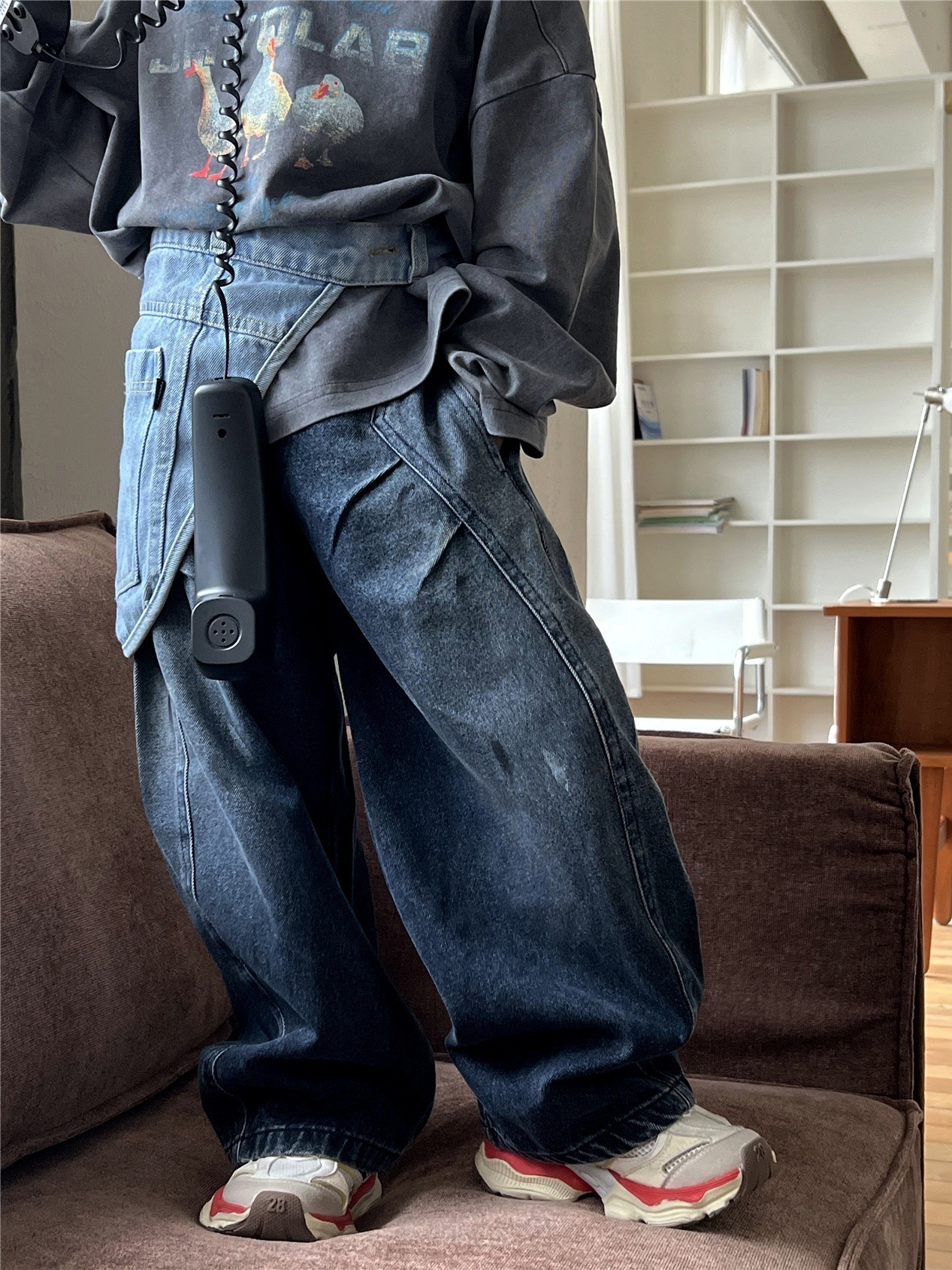 snidols Autumn children's denim three dimensional jeans