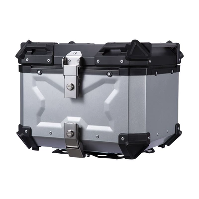 Three-Box Tail Boxes 28L-100L — Motorcycle trunk - 36l-x-silver