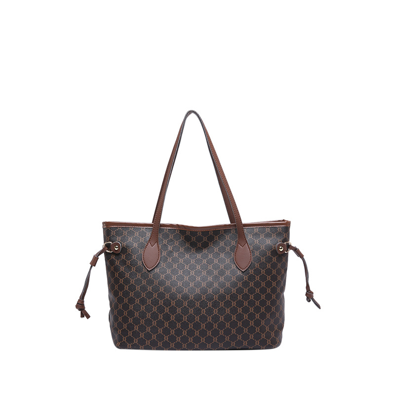 Bolso grande con sensación de relajación 2025 nuevo bolso de hombro impreso de moda de moda bolso de viaje de trabajo bolso de alta capacidad