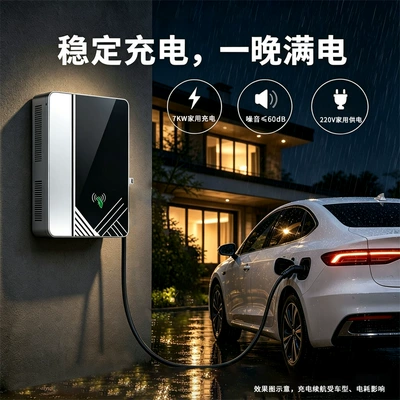 7KW DC charging pile, fast Elektrikli avtomobil şarj cihazları