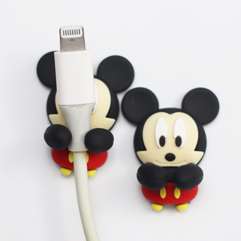 データケーブルストレージデスクトップホルダーかわいい漫画ケーブルオーガナイザーシームレスパンチフリーモバイル充電ケーブル固定クリップ|undefined