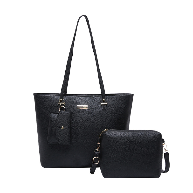Bolsa de combinación de gran capacidad bolso de mujer 2025 primavera nueva moda simple textura mochila de hombro bolso de viaje de mujer