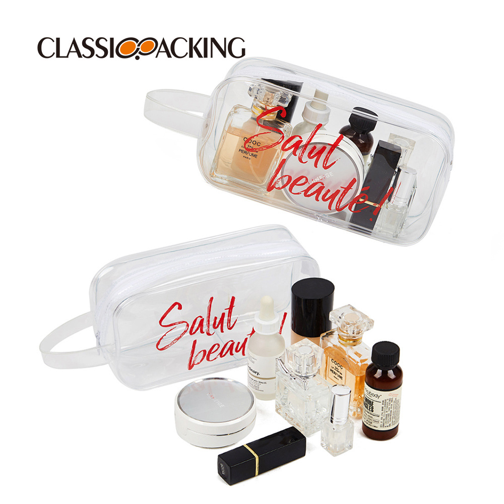 Fábrica al por mayor simple bolsa de lavado material de PVC de gran capacidad de viaje al aire libre bolsa de almacenamiento impermeable se puede imprimir logo