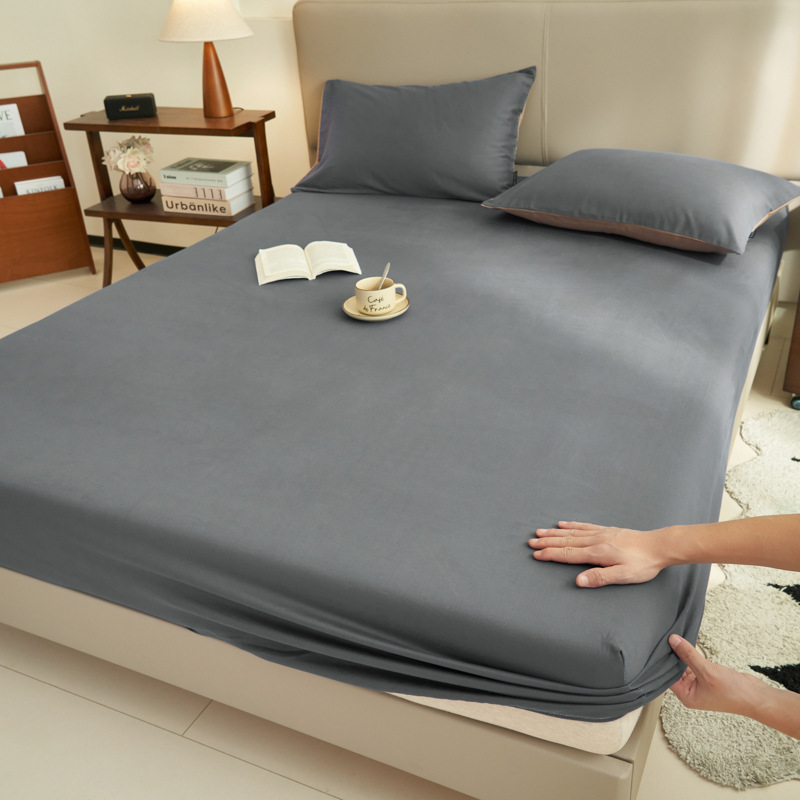 Nueva sábana de algodón puro pieza individual 100 funda de cama de algodón todo incluido funda de colchón funda de cama juego de tres piezas 2025 nuevo