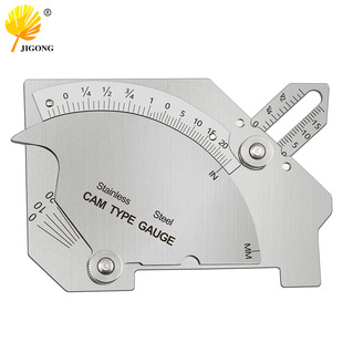 Stainless steel welding inspection ruler cam fillet weld gauge welding gauge weld inspection ruler weld inspection ruler wholesale
