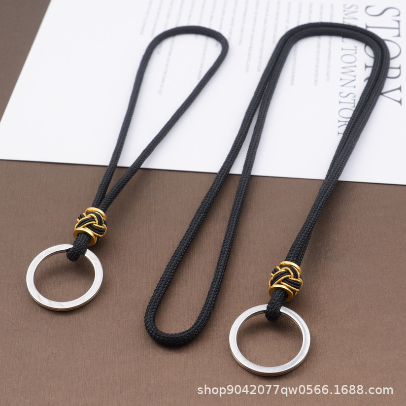 Children and the Elderly Hanging Key Rope Primary School Students Hanging Neck Anti-lost Key Ring Car Key Chain Lanyard