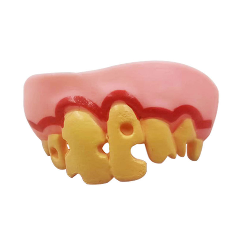 Levantando dentaduras postizas para perros Dientes de Halloween Divertidos y divertidos Divertidos y engañosos Dientes de fábrica de Corgi Dientes de perro Dientes de conejo