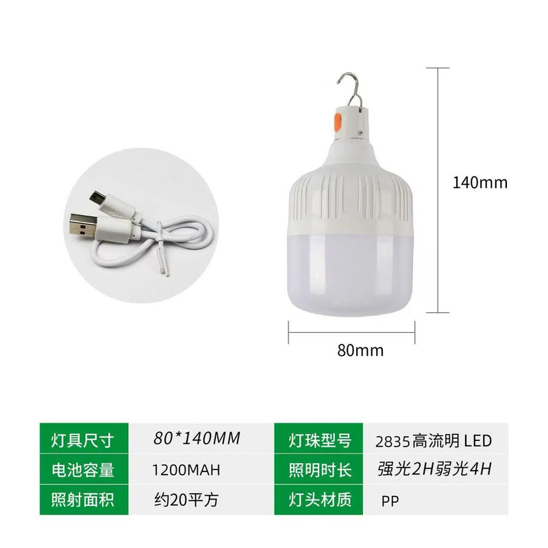批发价摆摊夜市灯不插电超亮led照明灯无线户外应急锂电池露营灯|undefined