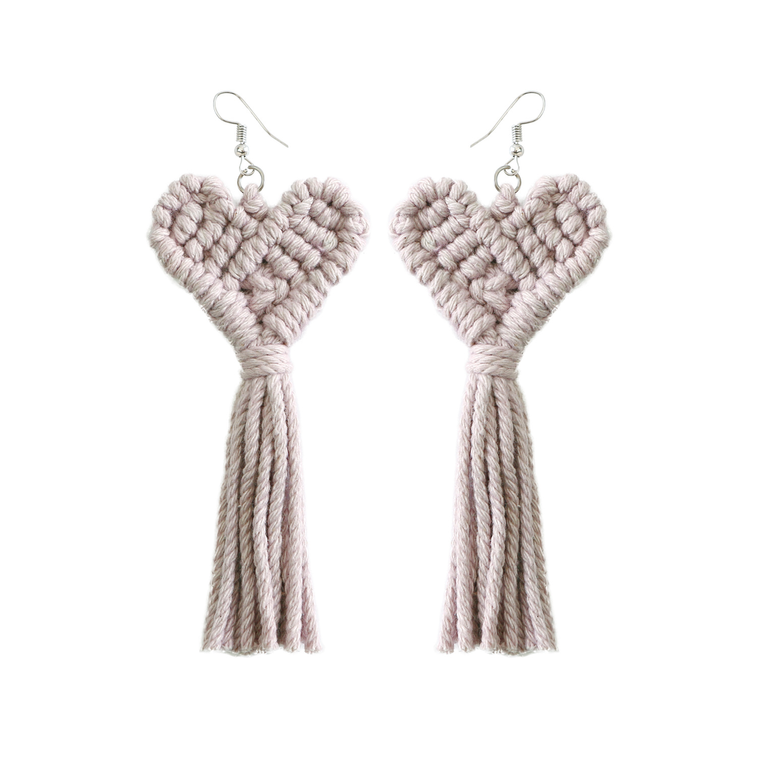 Pendientes de borla de cuentas de arroz bohemio estilo étnico retro personalidad exagerada creativa Comercio exterior pendientes hechos a mano europeos y americanos