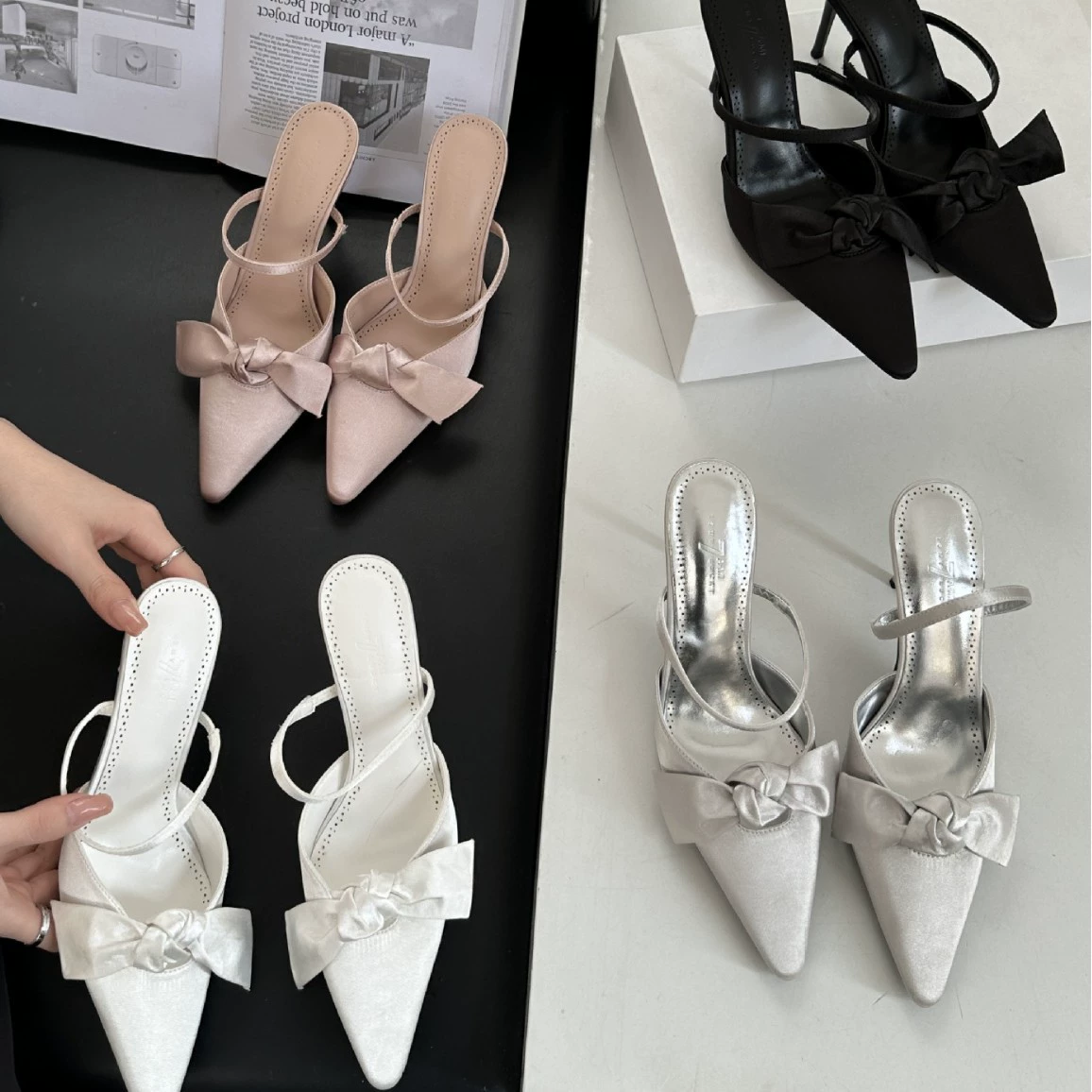 Новый острый каблок на высоком каблуке весной 2025