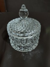 厂家直销 创意水晶复古罗马柱玻璃糖缸 居家礼品小摆件 饰品盒