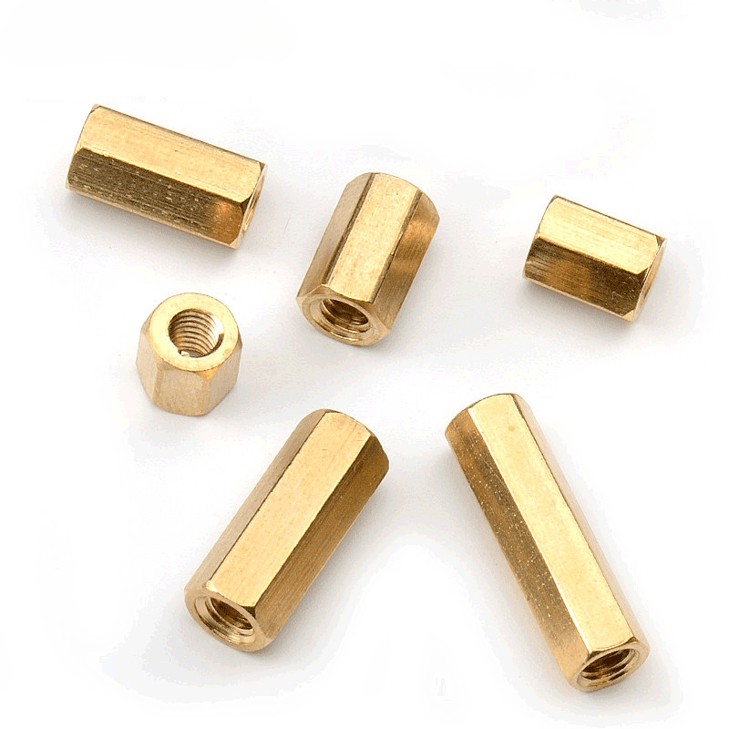 ♤双通六角铜柱双头隔离柱螺母柱空心机箱主板电脑螺柱螺丝M3M4M5