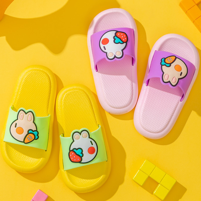 Kid's Casual Cartoon Round Toe Slides Slippers display picture 5