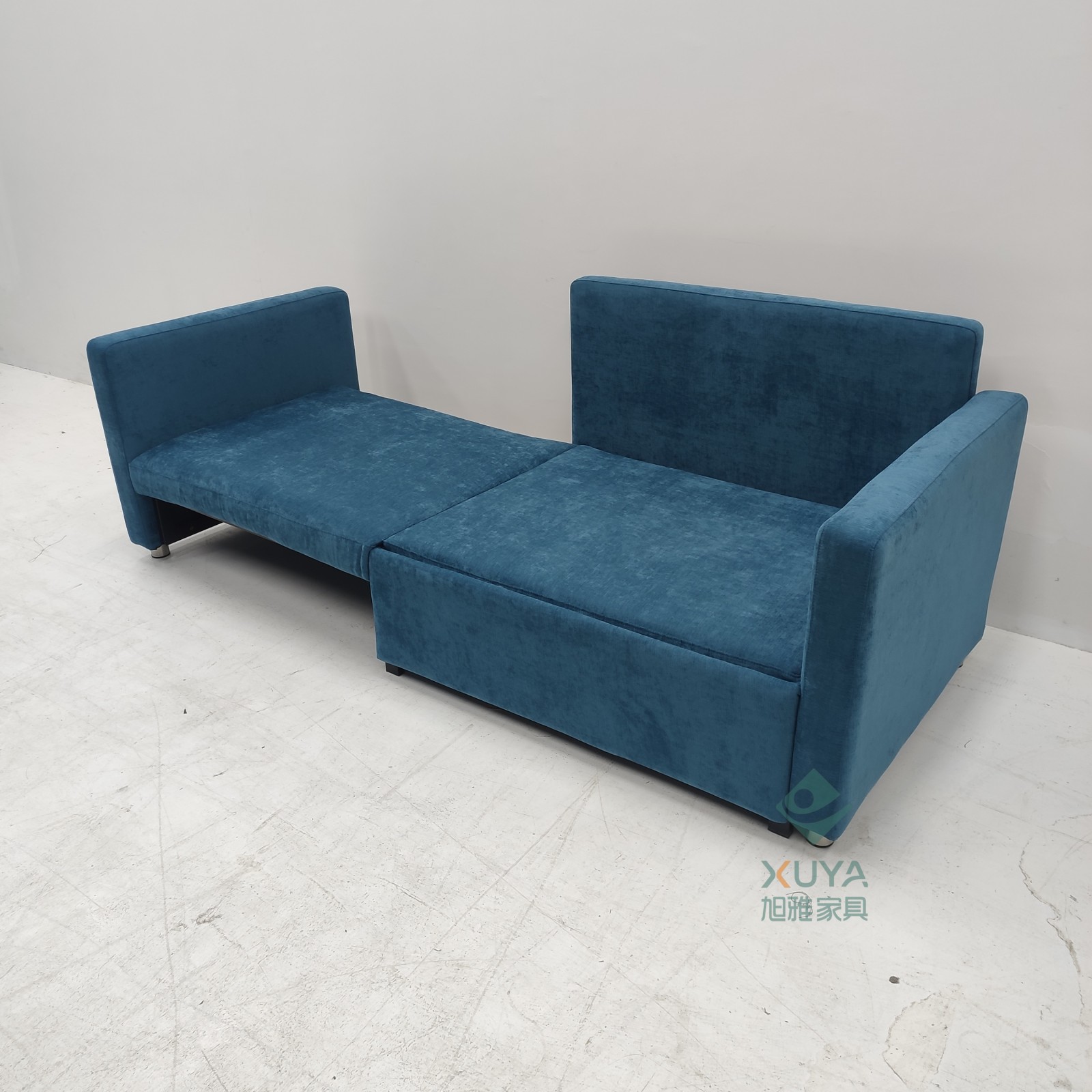 Sofá cama de una persona pequeño apartamento balcón plegable sin lavado tecnología seda desmontable sofá de doble uso