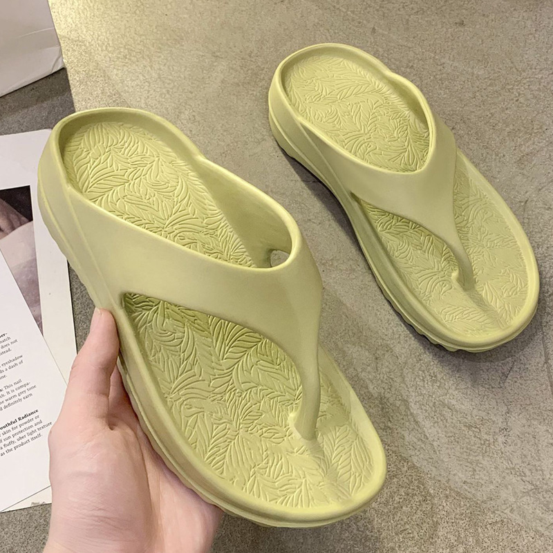 Marathon Running Slippers for Men, Non-Slip, Cushioning, Soft Sole, Wear-Resistant Flip-Flops, Beach Wear, Outdoor Wear