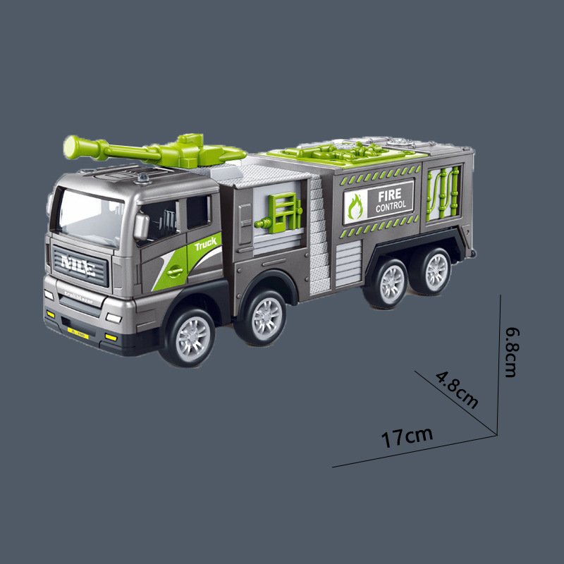 Juguetes de ingeniería de aleación para niños grúa de aleación de inercia simulación modelo de camión de ingeniería juguetes excavadoras