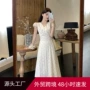 碎花法式气质显瘦连衣裙