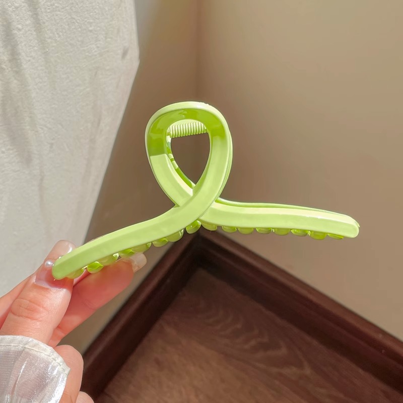 La parte posterior de la cabeza horquilla de perlas grande al por mayor pinza de metal ins pinza de tiburón sensación de alto nivel, simple, horquilla femenina