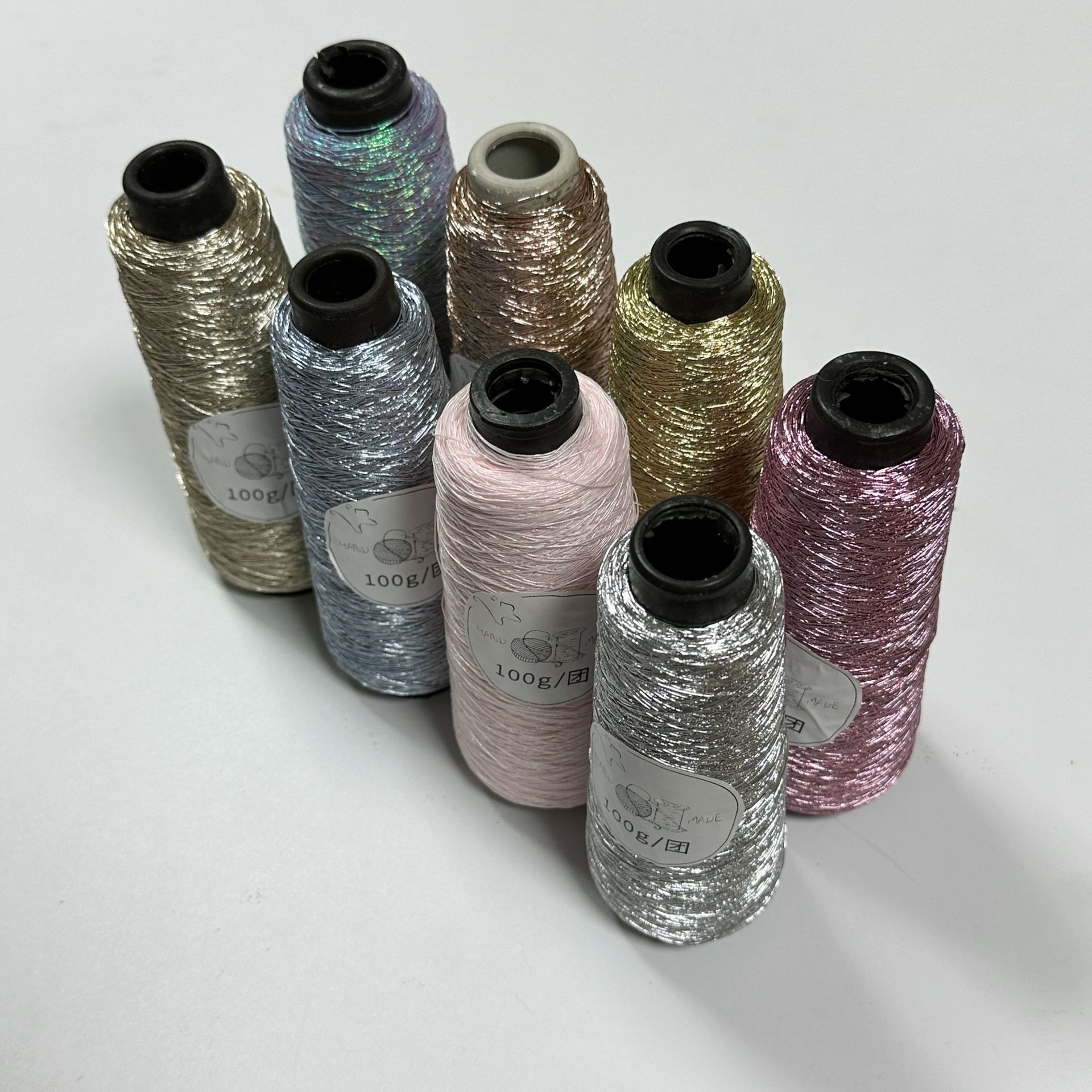 Summer Broken Silver Small Silver Wrapped fever Gold and Silver Wire Yarn Core-spun Wire Sparkling Steel Wire Ball Wire Hand-woven diy