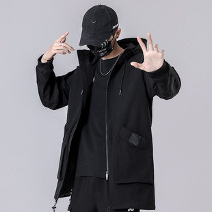2023 new spring and autumn long-sleeved men's Korean-style fashionable brand all-matching coat men's casual loose plus size