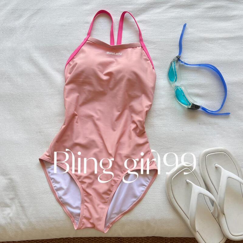 【蜜桃乌龙】显瘦遮臀连体泳衣女韩系ins风速干训练度假风泳装|undefined